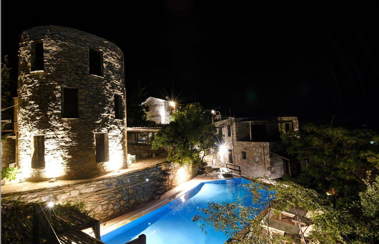 Pyrgos Traditional Village Agios Kirykos  Exterior photo
