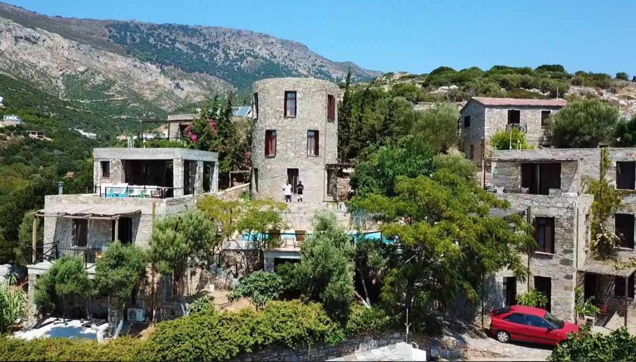 Pyrgos Traditional Village Agios Kirykos  Exterior photo