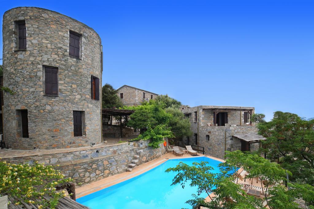 Pyrgos Traditional Village Agios Kirykos  Exterior photo